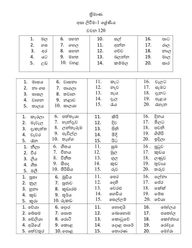 thumbnail of G5 අසා ලිවීම 1-5 ශ්‍රේණි iskolee.com